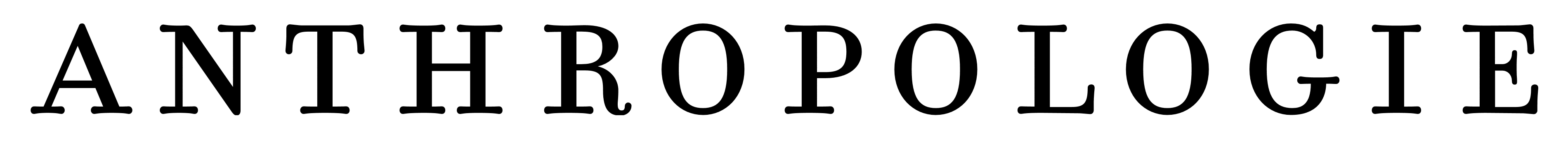 Anthropologie logo, logotype