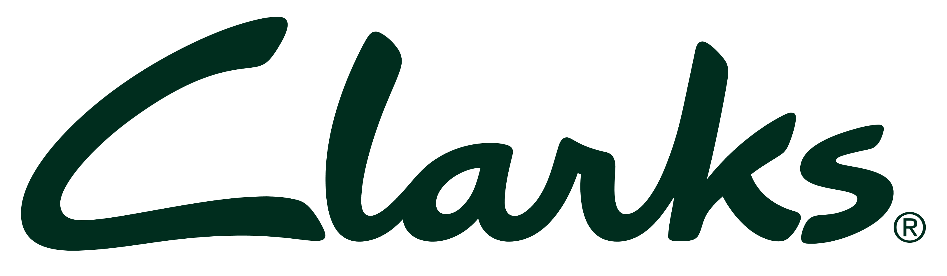 Clarks logo, logotype