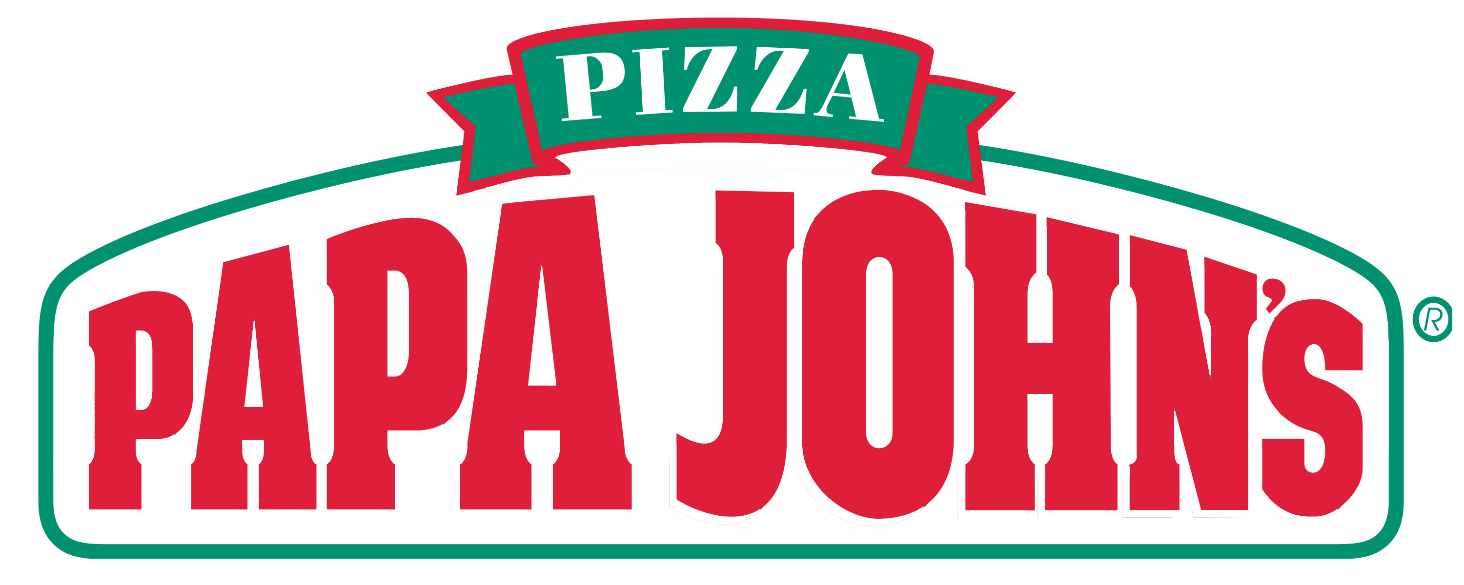 Papa John's Pizza logo, logotype
