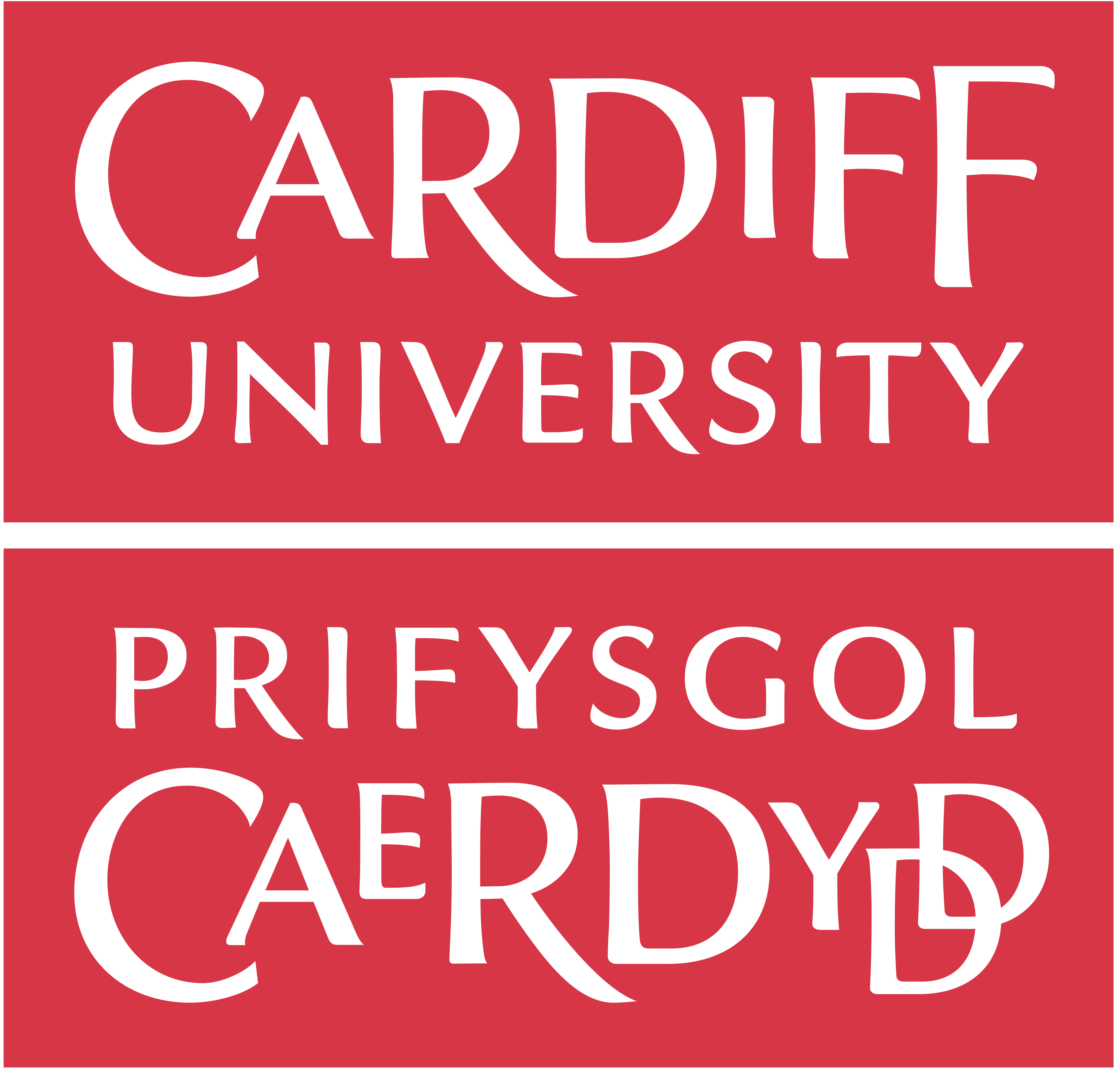 Cardiff University logo, logotype