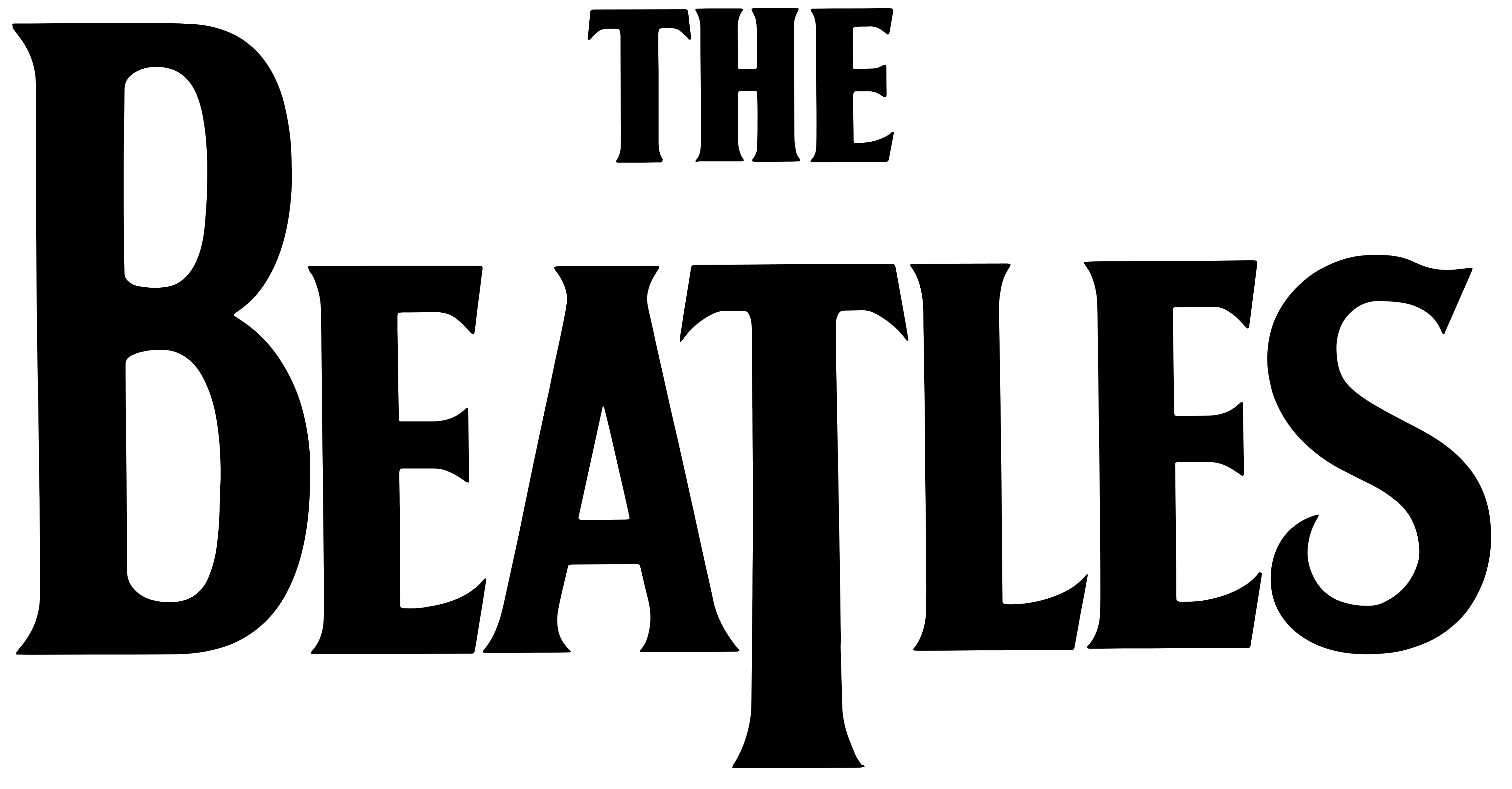 The Beatles logo, logotype