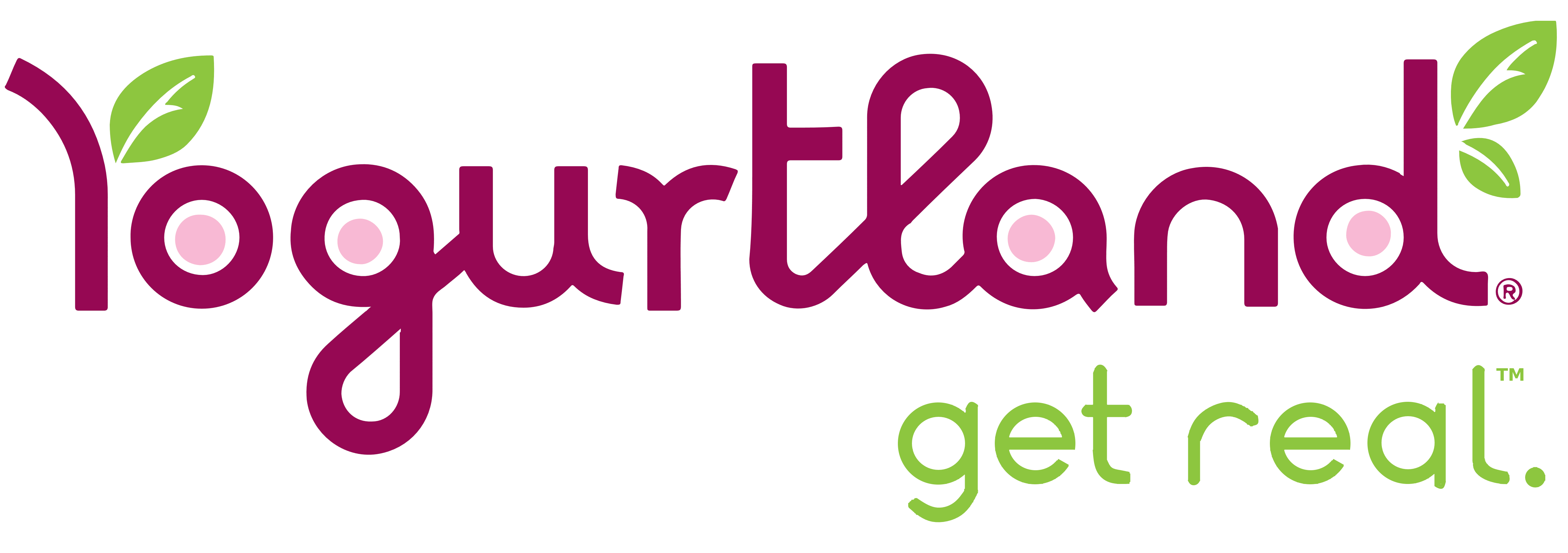 Yogurtland logo, logotype