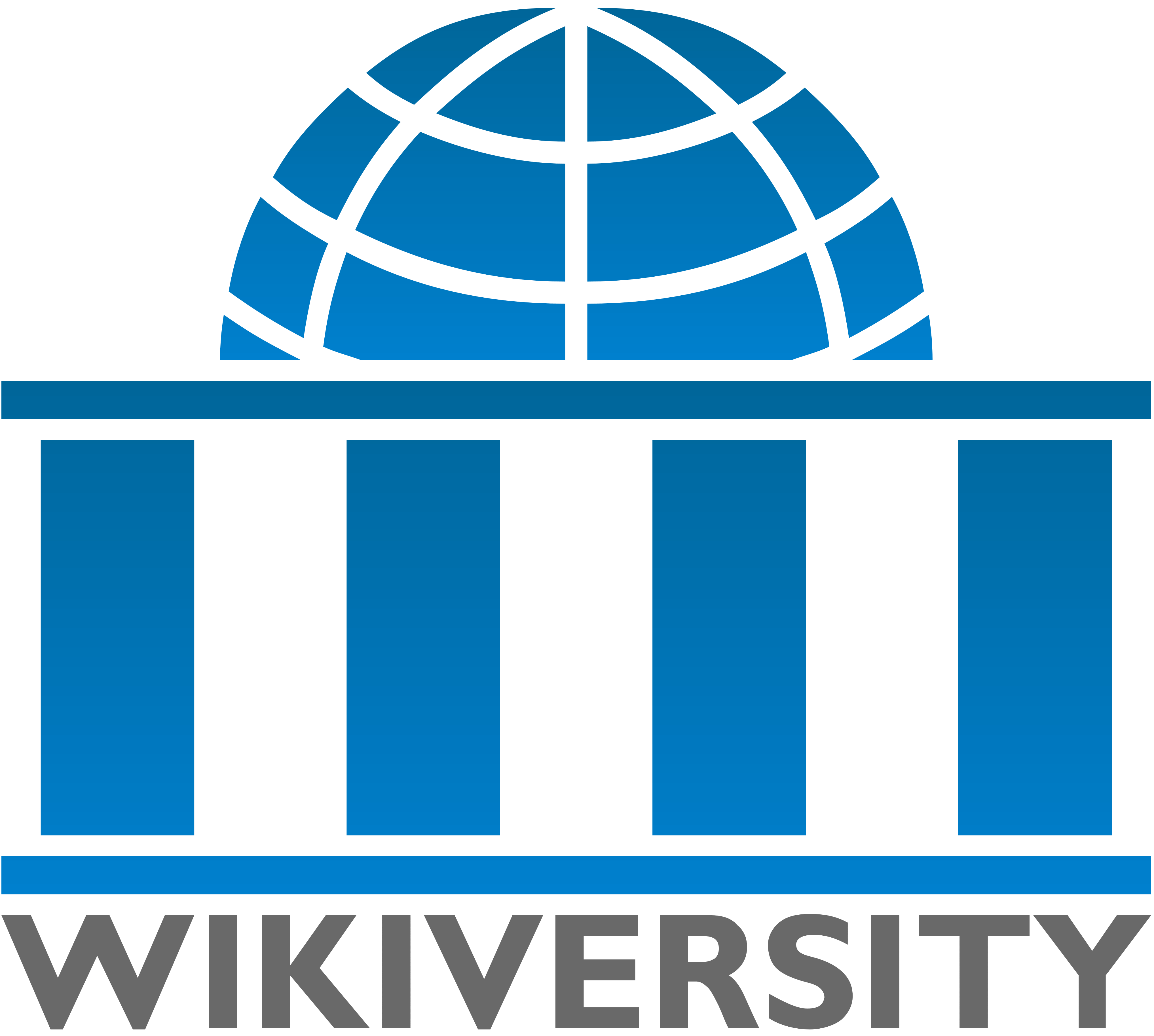 Wikiversity logo, logotype