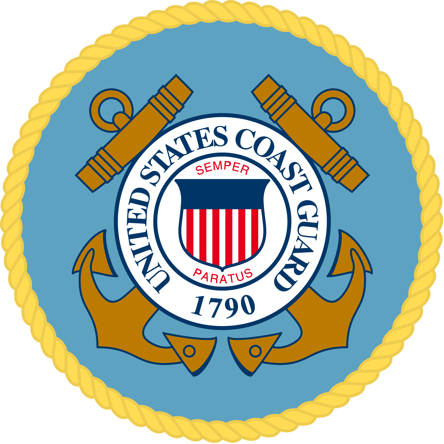 United States Coast Guard USCG logo, logotype