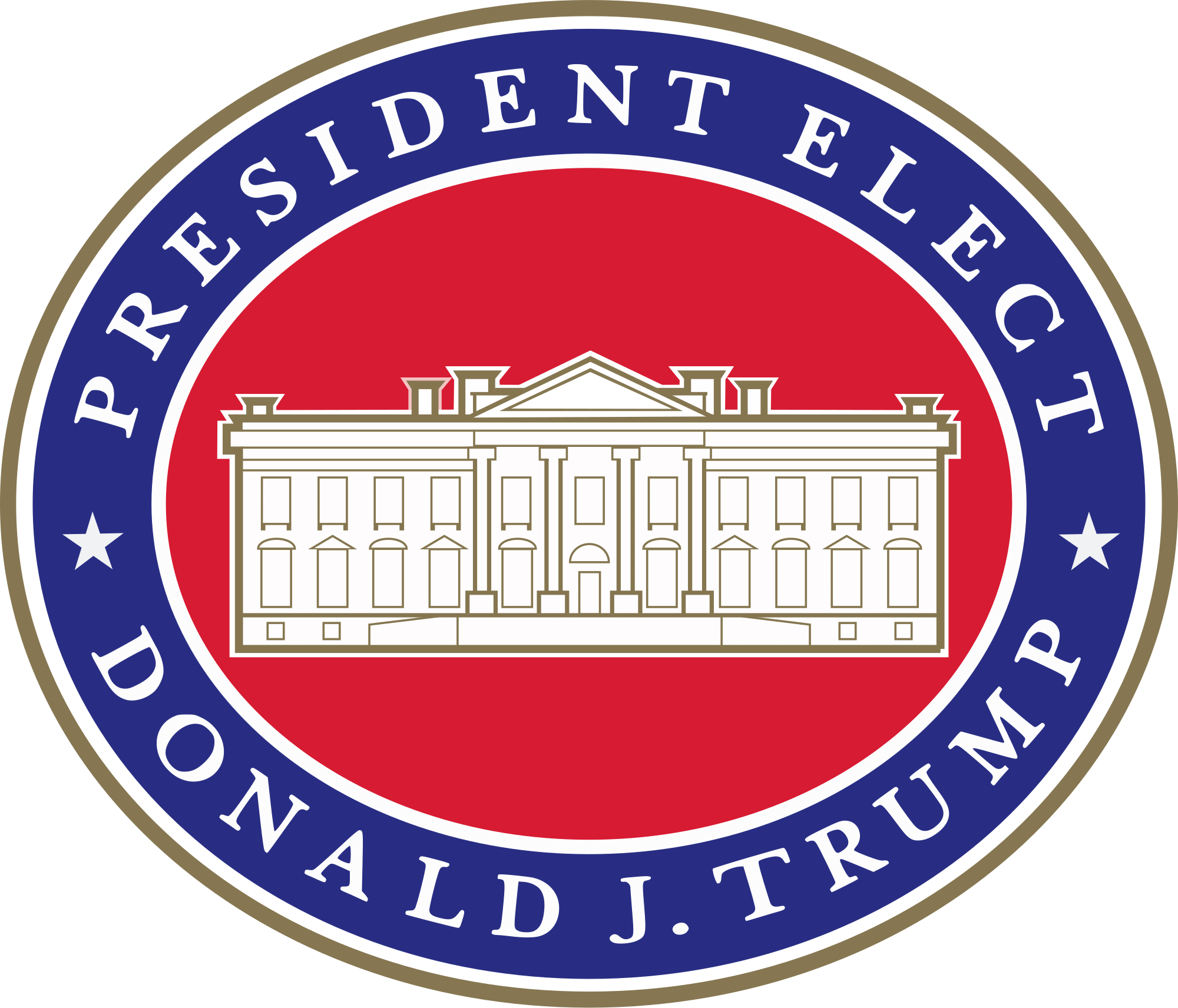 Donald Trump President logo, logotype