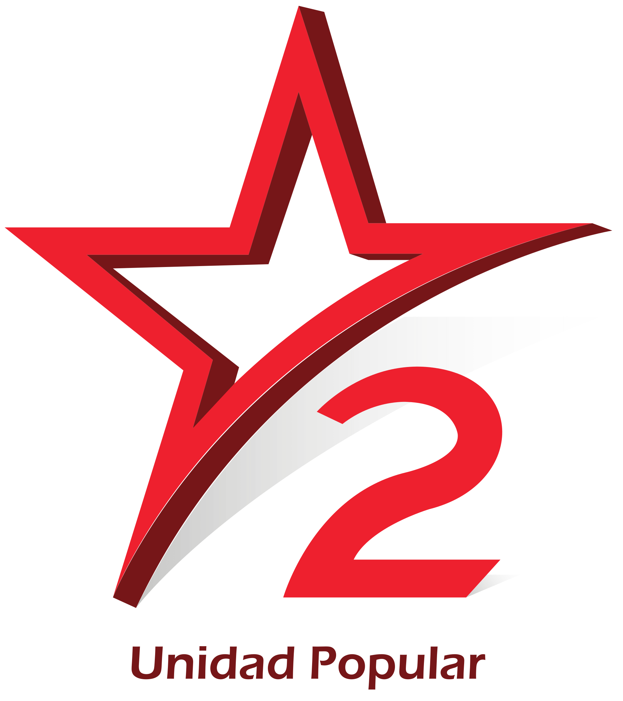 Unidad popular logo, logotype