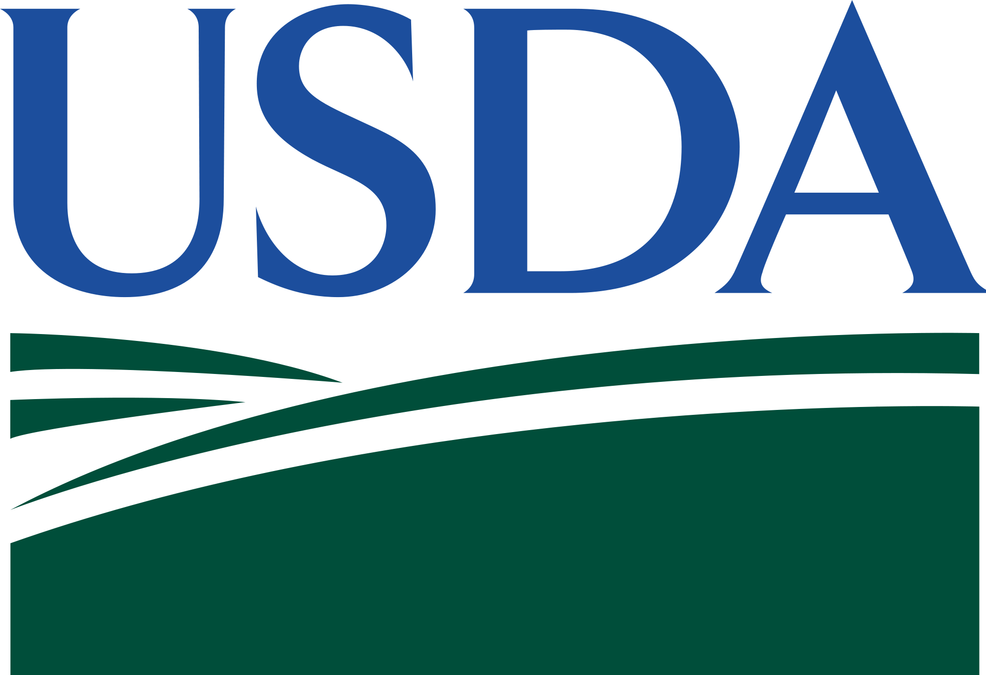 USDA logo, logotype