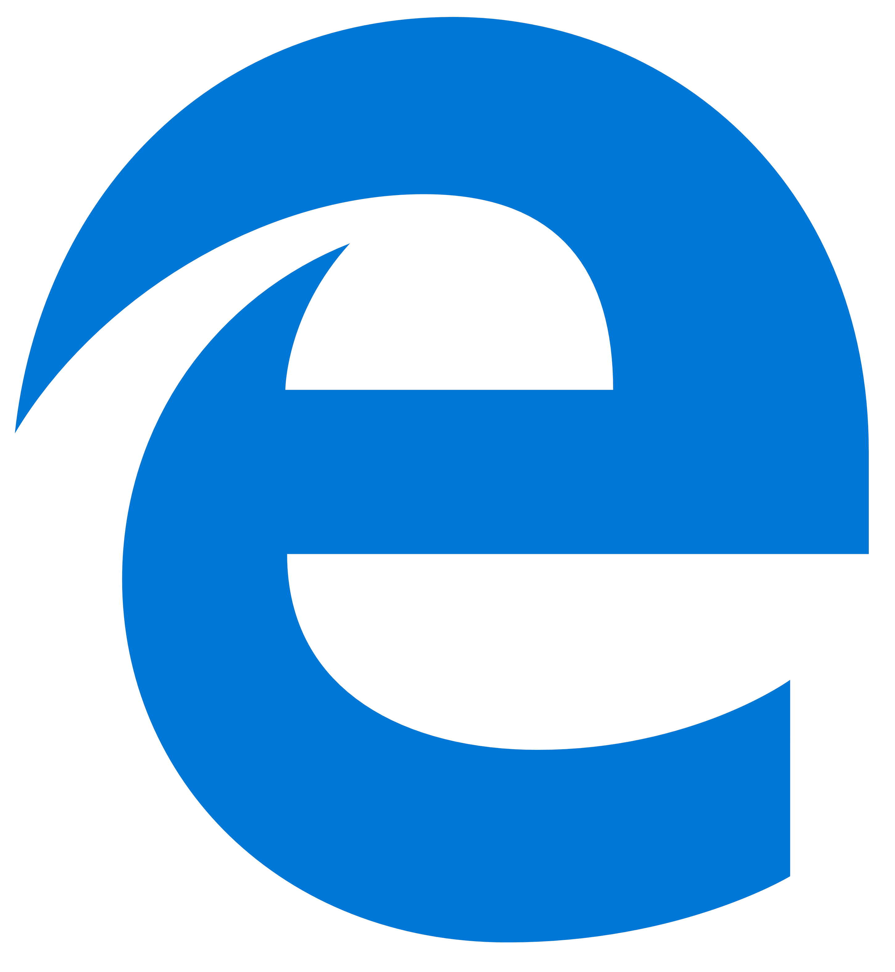 Microsoft Edge logo, logotype