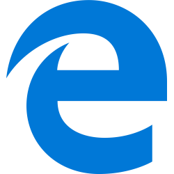Microsoft Edge logo, logotype