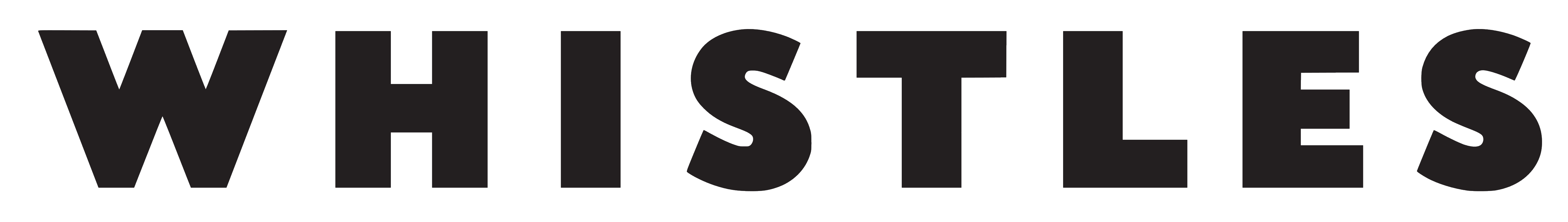 Whistles logo, logotype