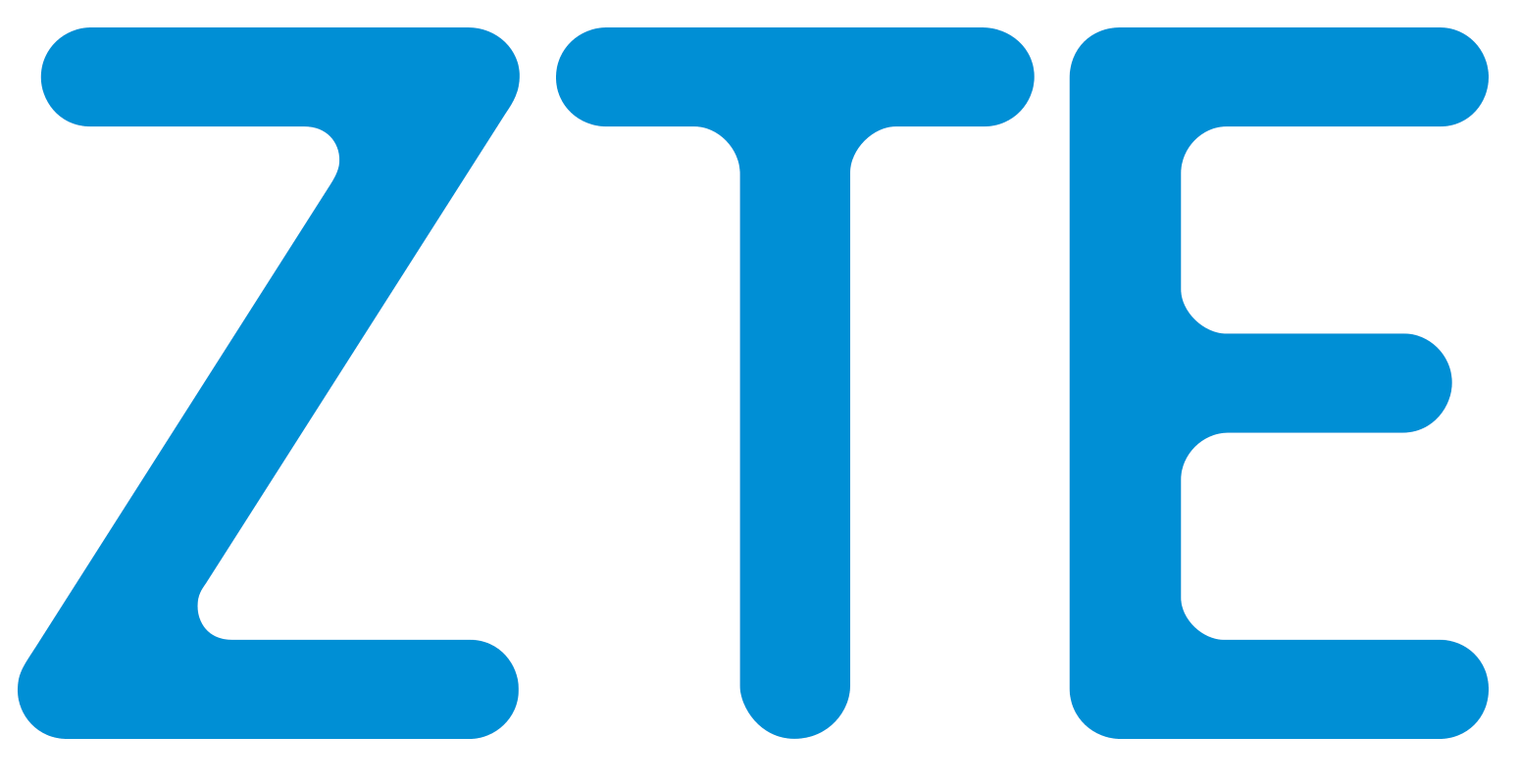 ZTE logo, logotype