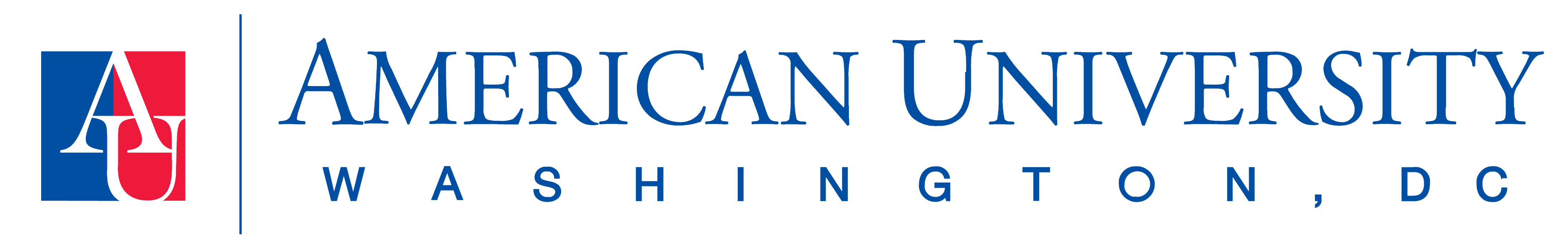 American University Washington D.C. logo, logotype