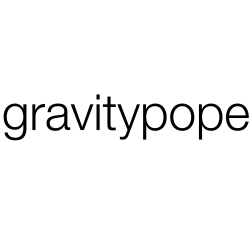 Gravitypope logo, logotype