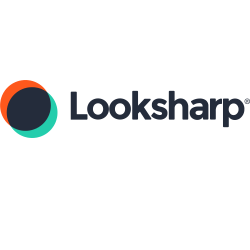 Looksharp logo, logotype