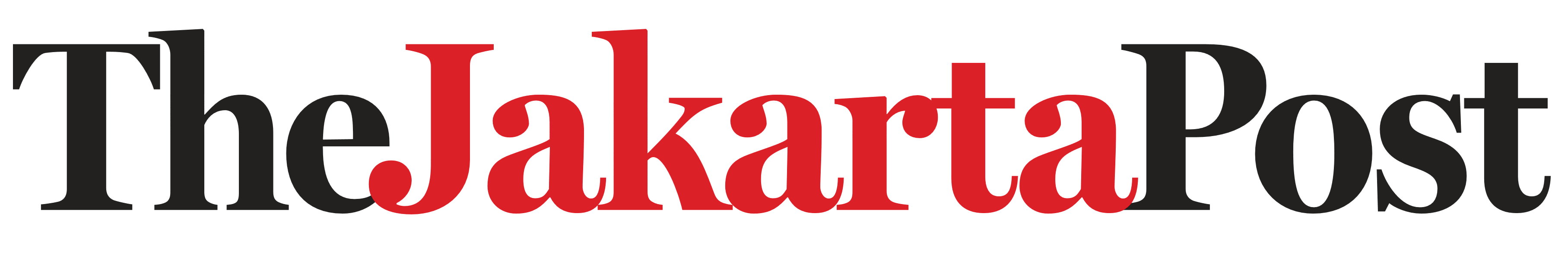 The Jakarta Post logo, logotype