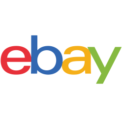eBay logo, logotype
