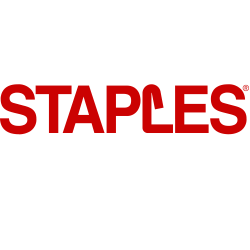 Staples logo, logotype