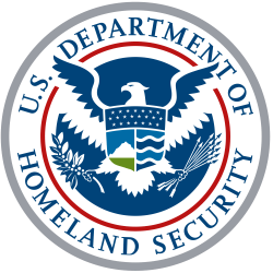 US Department of Homeland Security logo, logotype