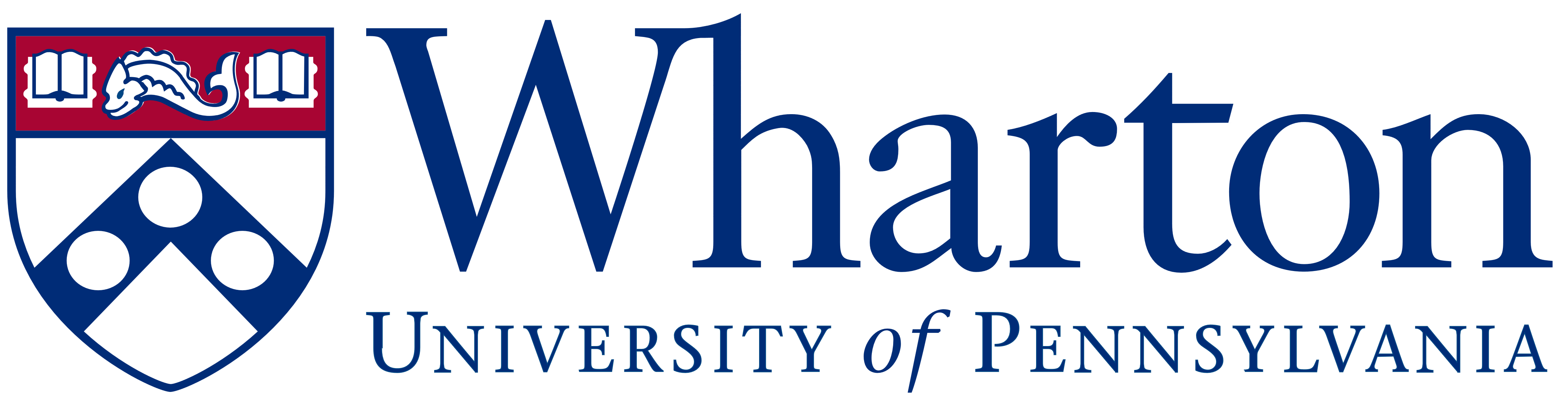 Wharton logo, logotype
