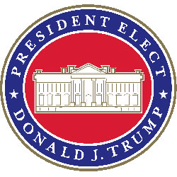Donald Trump President logo, logotype