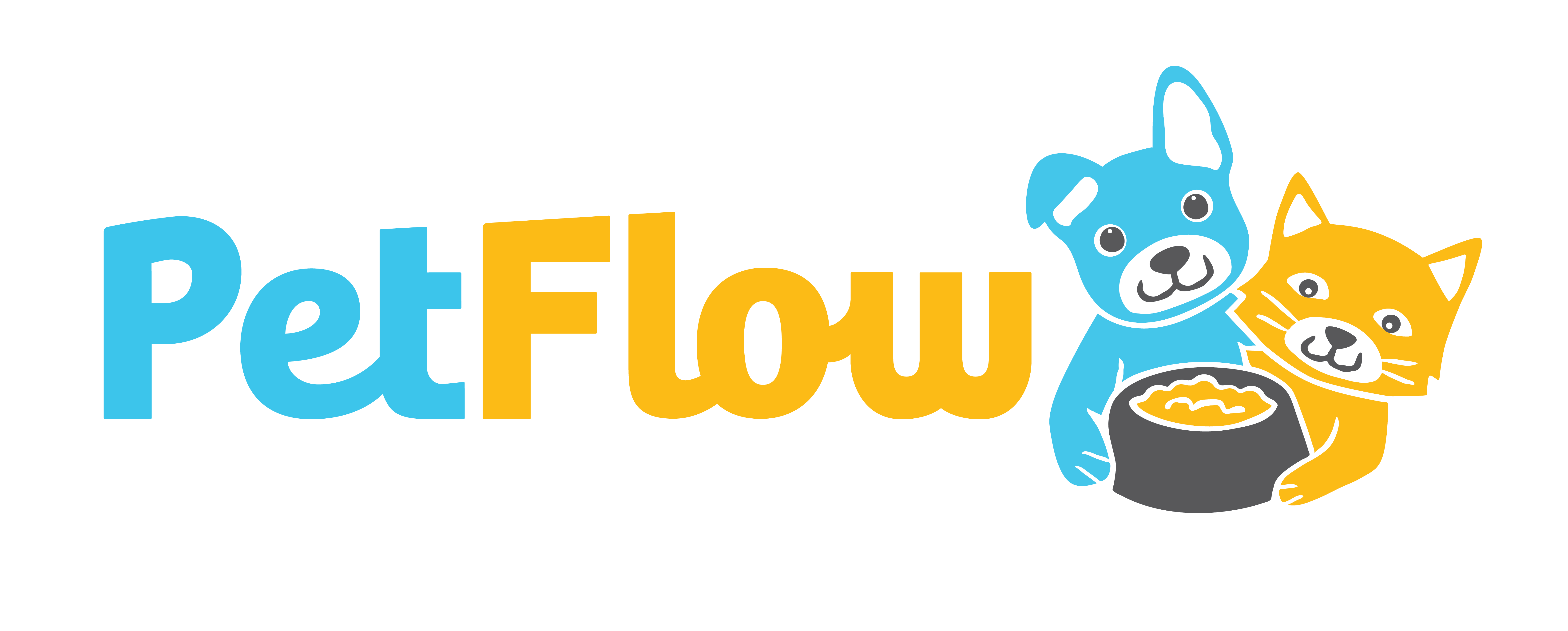 Pet-flow logo, logotype