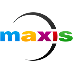 Maxis logo, logotype