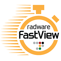 Radware FastView logo, logotype