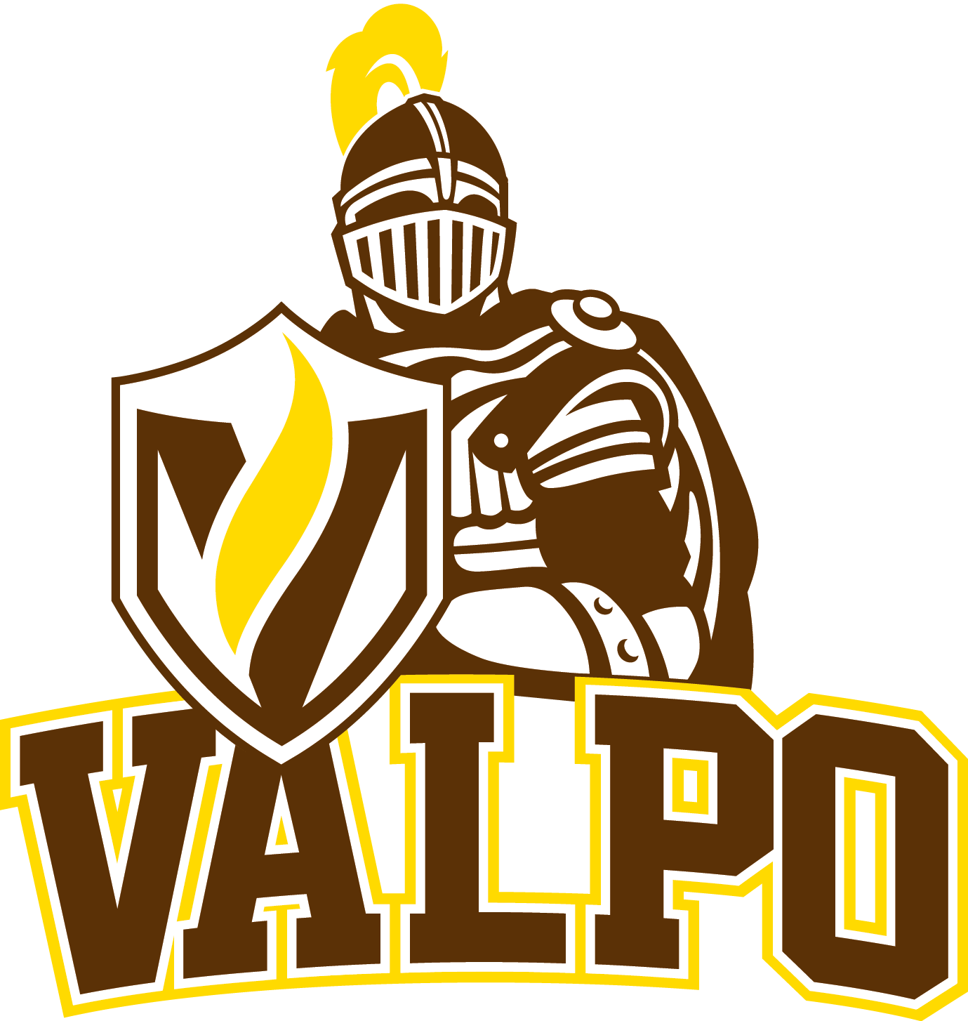 Athletic Valpo Crusader logo, logotype
